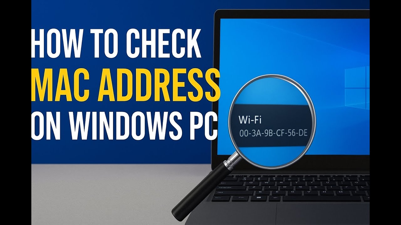 How to Check the Mac Address of a Windows PC [Tutorials] - YouTube