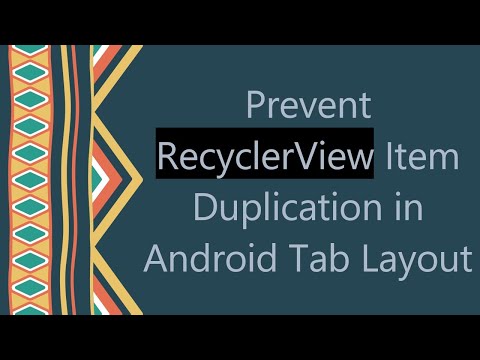 Prevent RecyclerView Item