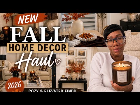 NEW FALL HOME DECOR HAUL 2026 🍂 | Cozy & Elevated Finds for Fall