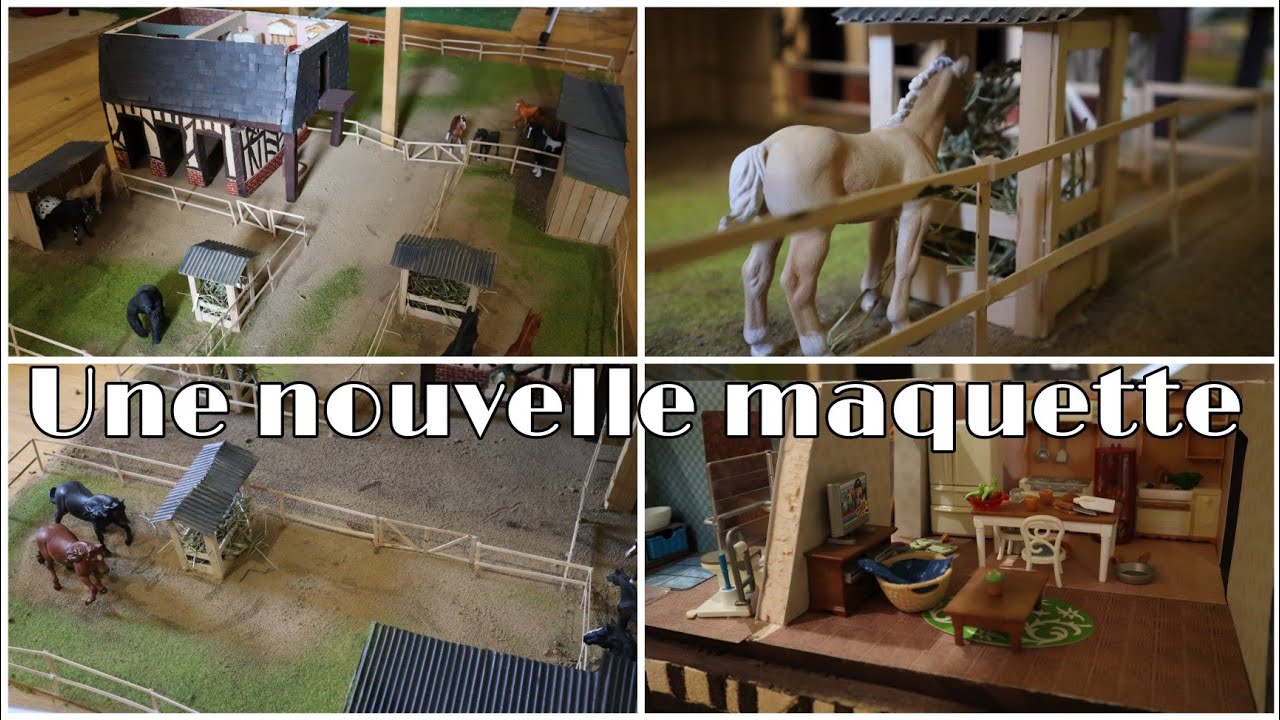 [Travaux] Une nouvelle maquette pour mes poulains Collecta !