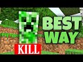 Best way to kill a Creeper in Minecraft