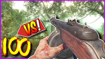 PPSh-41 vs ROUND 100 ZOMBIES!