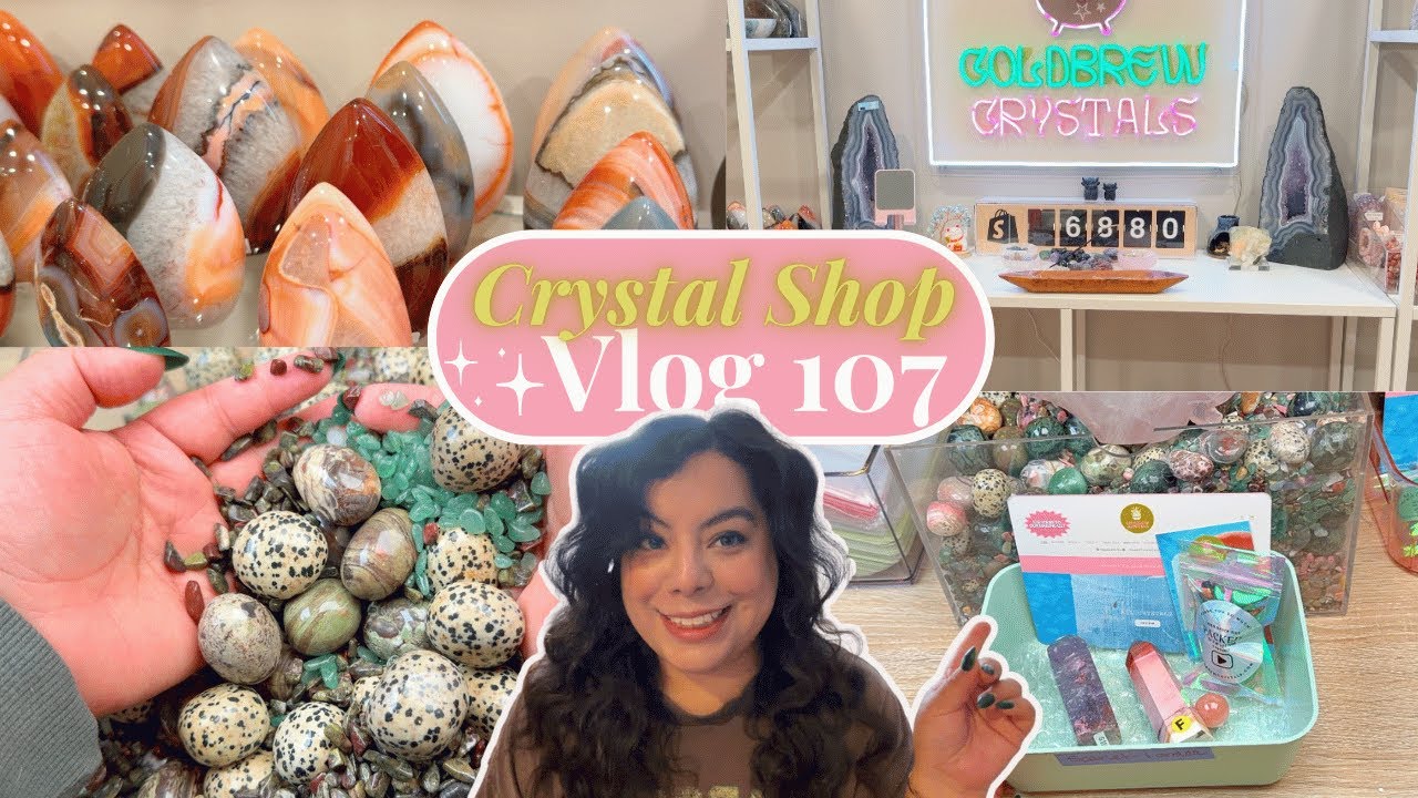 Crystal Shop Vlog | Pack Orders | Opening New Crystals