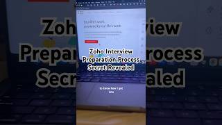 Zoho Software Developer Interview Process #zoho #interview #zohorecruitment