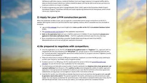 Webinar - Everything You Ever Wanted to Know About LPFM