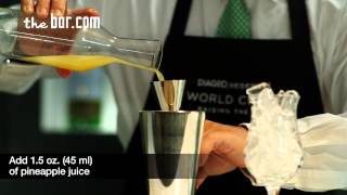 Piña Colada Cocktail Recipe - How to Make a Piña Colada Cocktail