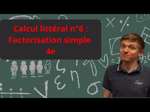 Calcul littéral n°6