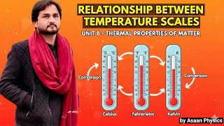 Lecture 7-Relation between different scales of temperature-9th Physics-unit 08-Asaanphysics -pushto