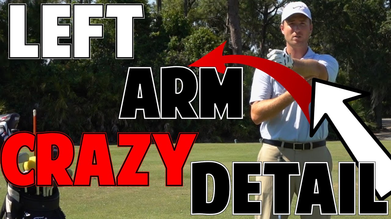 Perfect Golf Impact The Left Arm In Crazy Detail YouTube