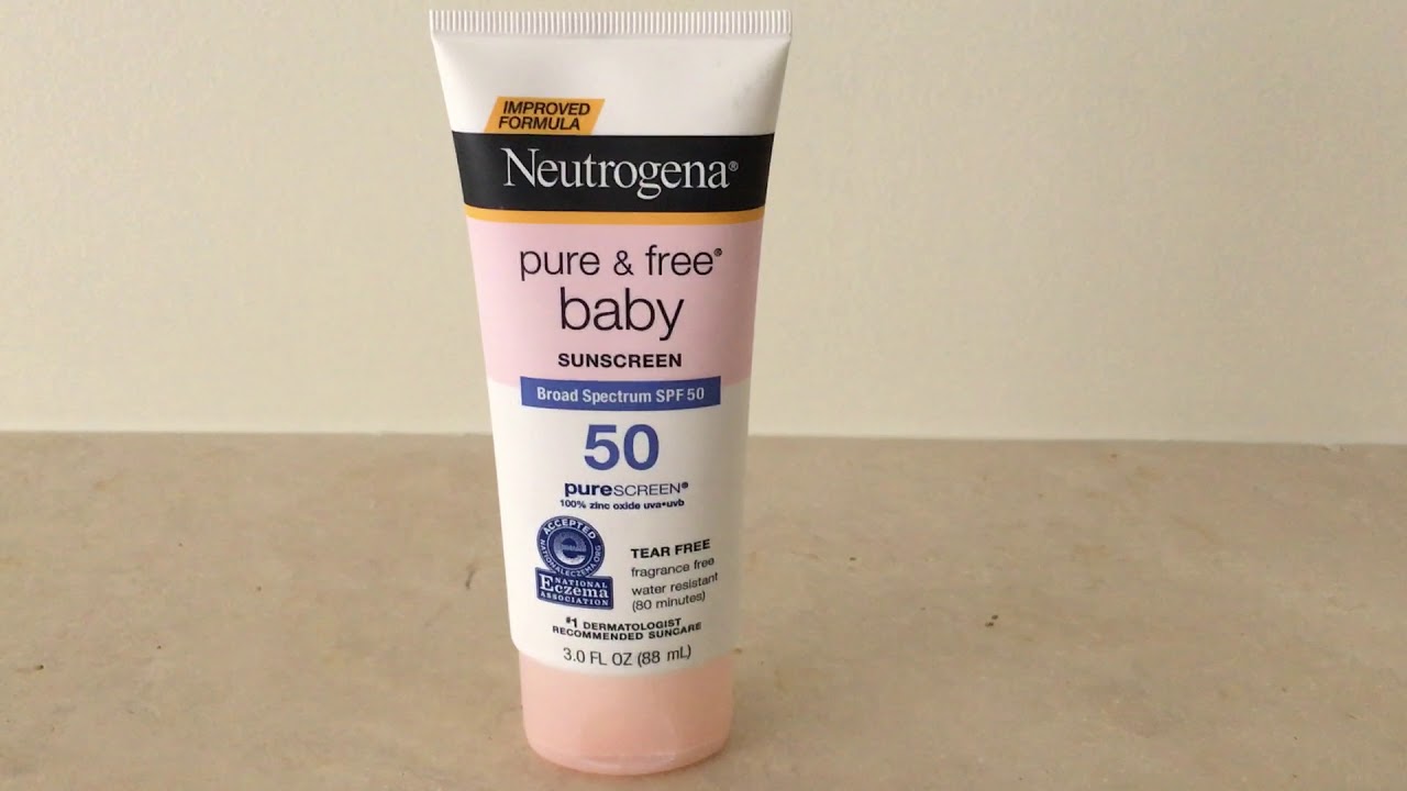 neutrogena pure & free baby sunscreen spf 50