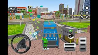 Garbage Trash Truck Realistic Simulator 3D - City Road Garbage Dumper Truck Games - Android Gameplay screenshot 3