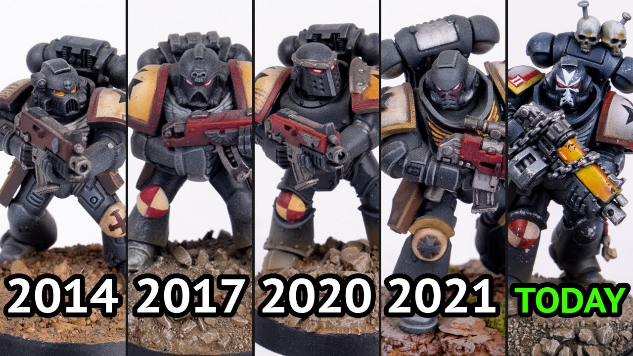 It Took 10 Years to Paint Black Templar Perfectly YouTube