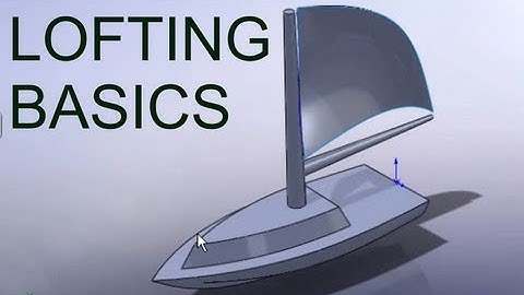 E8 SolidWorks Loft Boat