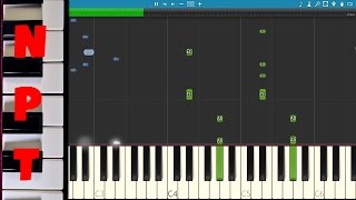 Video thumbnail of "Tiesto, Oliver Heldens - The Right Song ft. Natalie La Rose - Piano Tutorial - How to play"