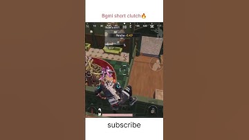 bgmi 3.8update bgmi short video clutch