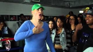 Transsexual/Transgender rapper Noshame vs Michael White rap battle