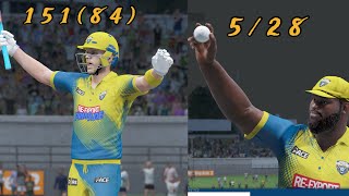 Captain Finch 7th 💯 💥 CPL 20 - Match 9 - Lions vs Stingers T20
