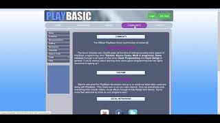 2023-01-13 - PlayBASIC Web Upgrades   New  Login and Join pages