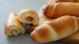 SUB) 짭조름, 고소함이 최고~시오빵, 소금빵 만들기 소금버터롤ㅣ Salted Bread Roll  [우미스베이킹:umi&#39;s baking]