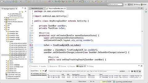 22  Android用户界面之常用控件SeekBar
