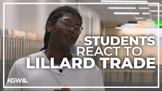 Damian Lillard's youth empowerment "Respect Program" McDaniel High students react to trade