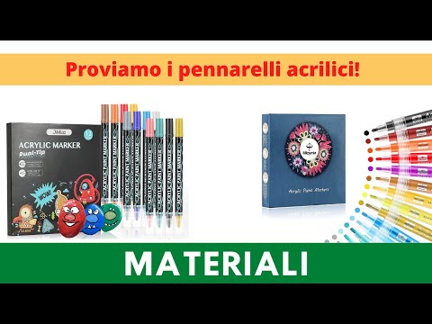 Cosa sono i pennarelli acrilici? RECENSIONE Mitoymia e JiMiao (super  economici) 