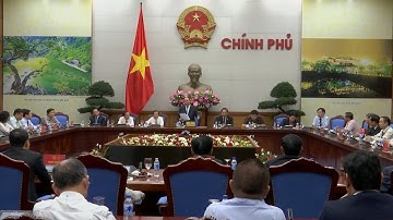 Thủ tướng Nguyễn Xuân Phúc gặp mặt Đoàn đại biểu Hội Nhà báo và doanh nghiệp đồng hành với APEC