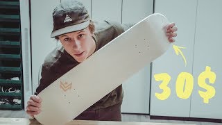 Decks for 30$/ Skateboards ?! *white edition* - YouTube