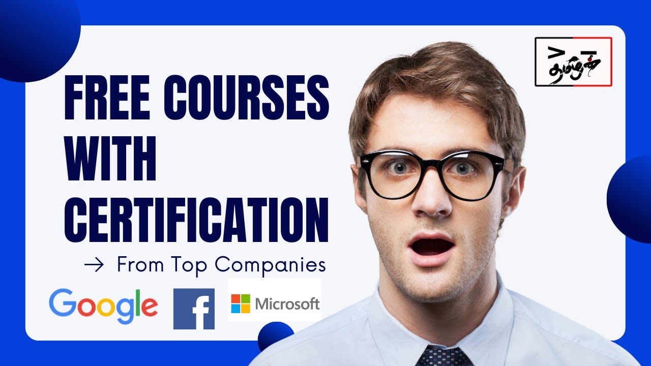 Free Courses From Top Companies With Certification in Tamil | # ...