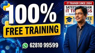 Welcome to Sateesh Patnaik IT Trainings | Free Python Training & 1-to-1 IT Courses By SateeshPatnaik
