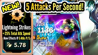 I Tried the New and Improved Lightning Strikes! Special Effects at 5 Attacks Per Second!