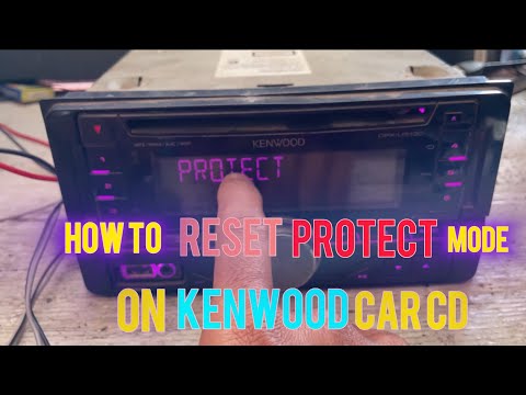 How to reset the protect mode of a Kenwood car CD DPX-U5130