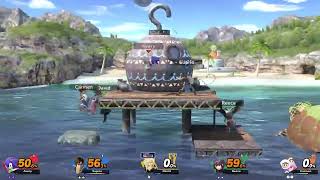 Super Smash Bros. Ultimate: Great Bay 5 player 60fps