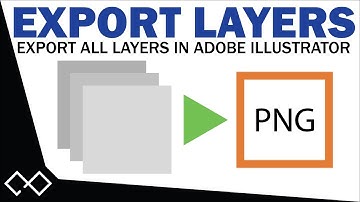 Adobe Illustrator Export All Layers as Separate Files | Adobe Illustrator Tutorial