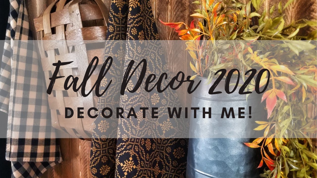 Fall Decor 2020 Decorate with Me! YouTube
