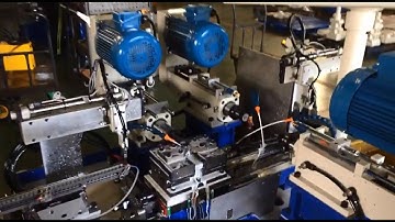 Horizontal drilling & chamfering SPM with Automatic Feeding