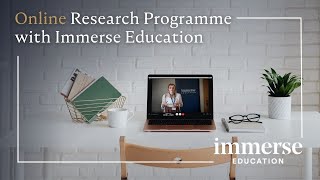 Immerse Education | The Oxbridge Online Research Programme | Immerse Education