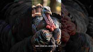 The 'Beard' of a Turkey Is it Hair or Feathers? #TurkeyFacts #BirdAnatomy #WildTurkey #FeatherFacts