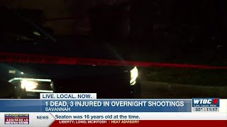 Savannah community reacts after 3 overnight shootings