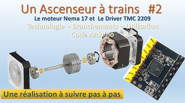 Ascenseur#2 - Moteur Nema17 – Driver TMC2209 calcul et réglage VREF – Code Arduino C+-+ AccelStepper