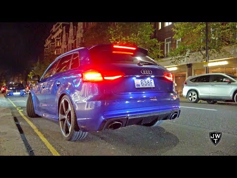 Audi RS3 Sportback WAKING UP London! Revs, Launch Control & More SOUNDS!