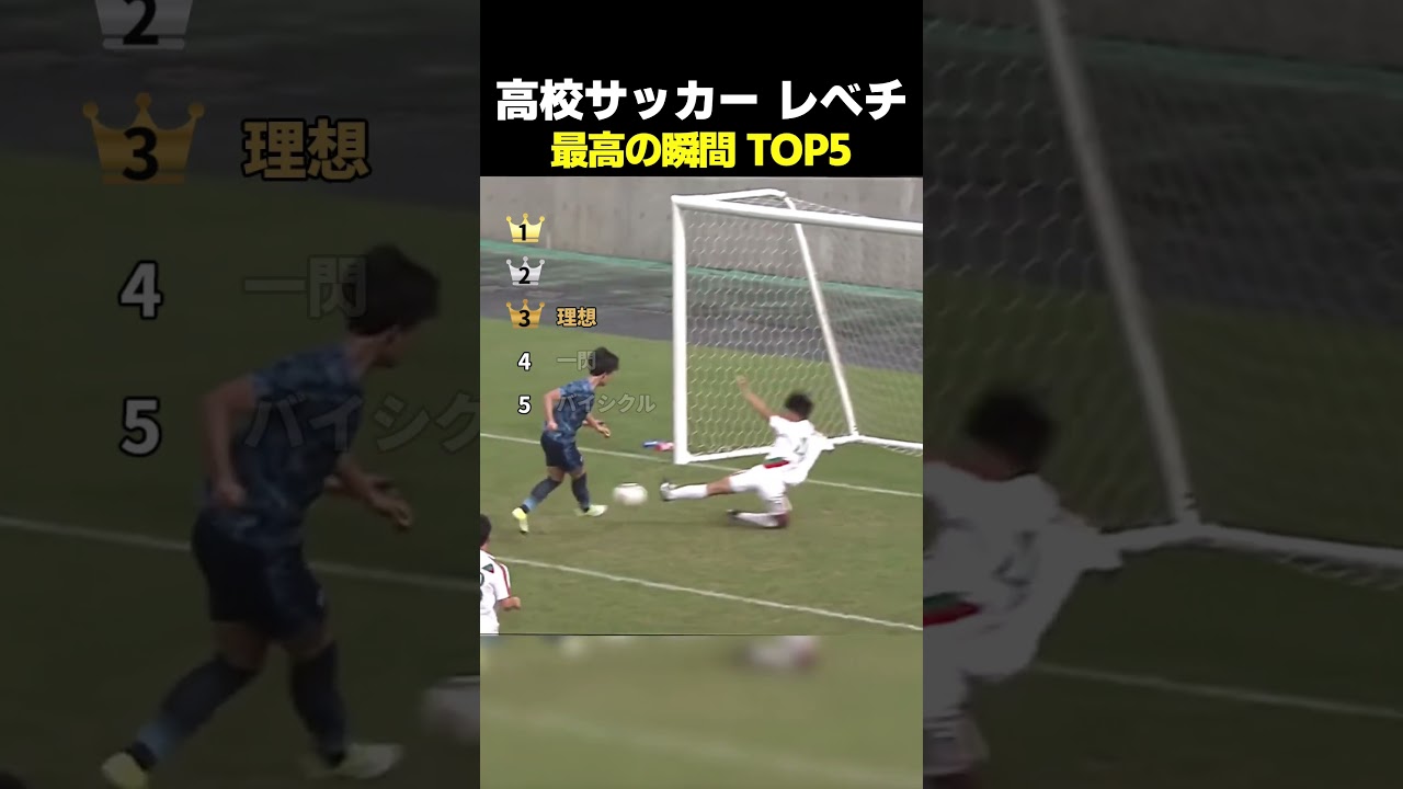 高校サッカー レべチ 最高の瞬間 TOP5 #サッカー