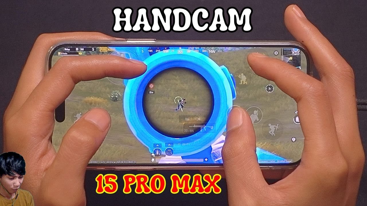 IPHONE 15 PRO MAX PUBG TEST 120FPS HANDCAM‼️ BEST SENSITIVITAS 4 FINGER