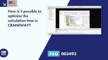 [EN] FAQ 003493 | How is it possible to optimize the calculation time in CRANEWAY?