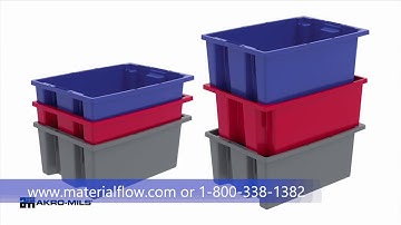 Akro-Mils Nest and Stack Totes