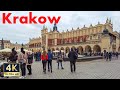 Krakow Poland 🇵🇱 4K Rynek Główny Wawel Castle Walking Tour