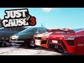 FASTEST SPORTS CAR DRIVING ON WATER! (Just Cause 3 Challenge) | SuperRebel