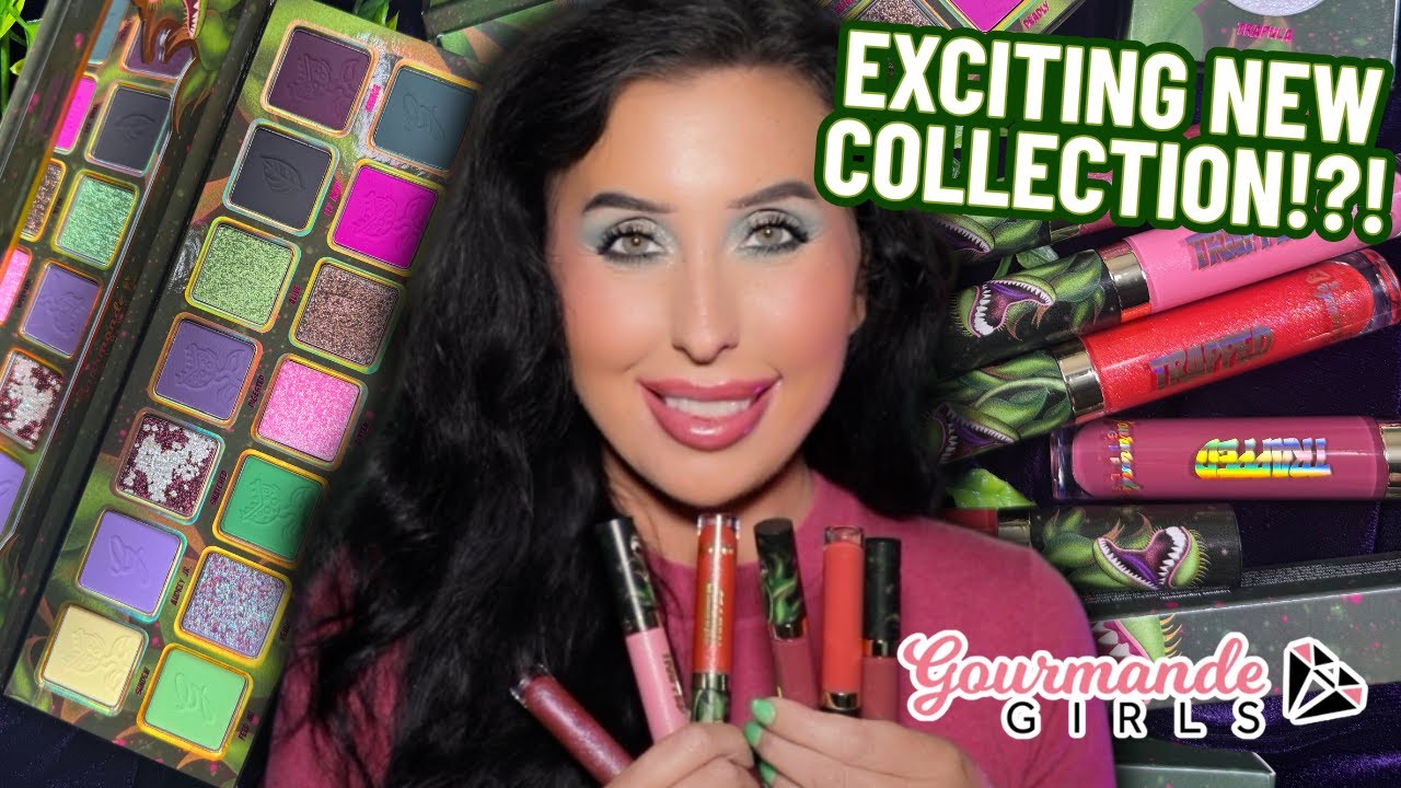 Gourmande Girls Trapped Collection NEW RELEASE! 2 Looks, Swatches, Review