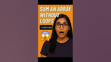 Dumb Code #13 - Print Sum an Array Without Loops in JavaScript by Writing Dumb Code #codewriting
