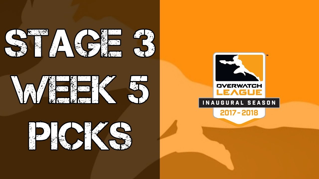 OWL Week 5 Picks | Weekly OWL Picks | Season 1 Stage 3 Week 5 gaming logo